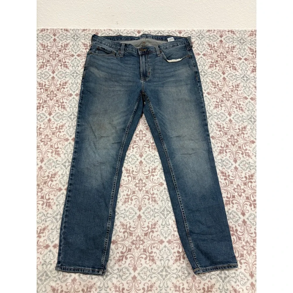 Old Navy Skinny Built-In Flex Jeans Mens 38x30 Medium Wash Denim Pants